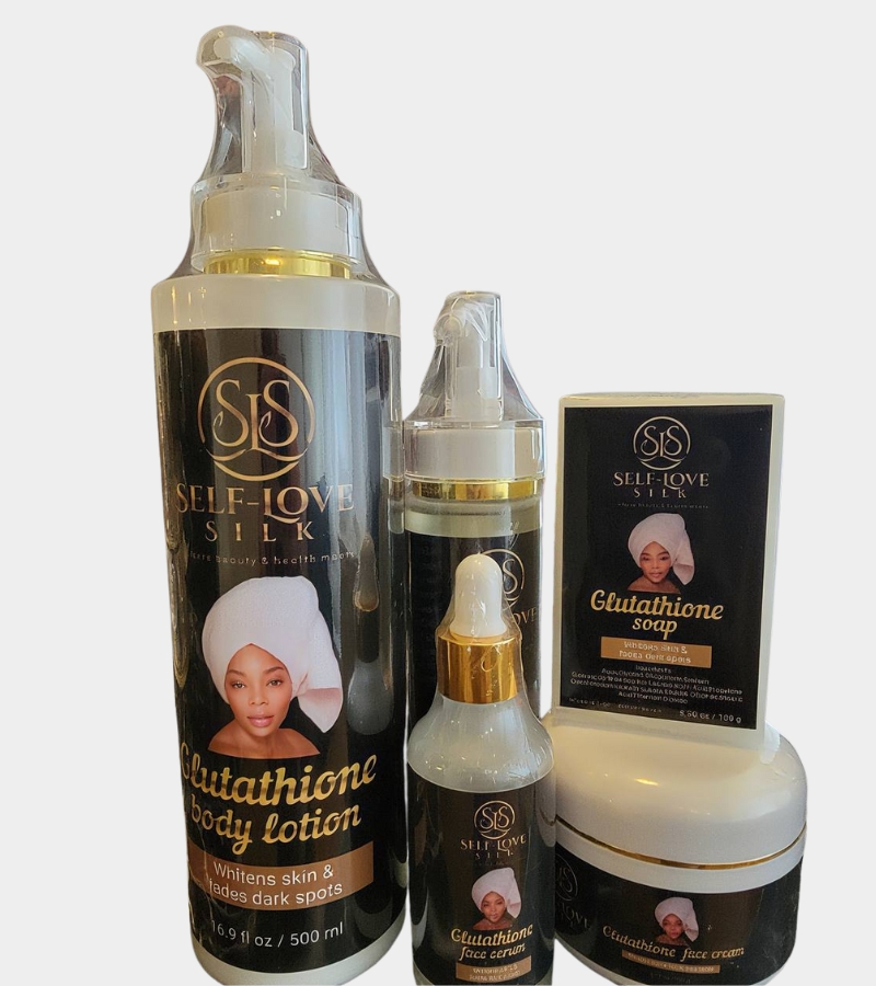 Five piece Glutathione Whitens body lotion